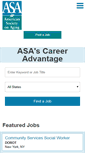 Mobile Screenshot of careers.asaging.org